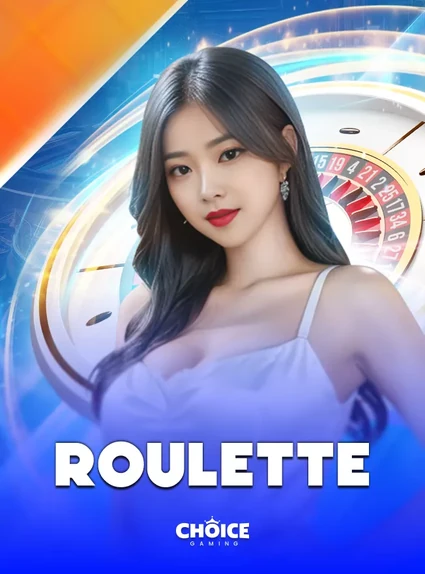 ภาพปกเกม Roulette (ดีลเลอร์หญิงข้างวงล้อรูเล็ต) หมวดคาสิโนสด ประกอบหัวข้อทุกเกม