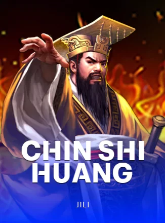 ภาพปกเกม Chin Shi Huang (จักรพรรดิจีนโบราณในชุดเกราะ) หมวดJILI ประกอบหัวข้อตำนานเอเชีย