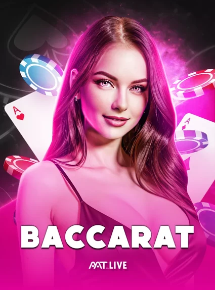 ภาพปกเกม Baccarat (ดีลเลอร์หญิงกับไพ่) หมวดคาสิโนสด ประกอบหัวข้อทีมคัดเกม