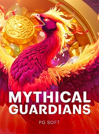 ภาพปกเกม Mythical Guardians (ฟีนิกซ์สีแดงทอง) หมวดPG Soft ประกอบหัวข้อเดโม่ PG